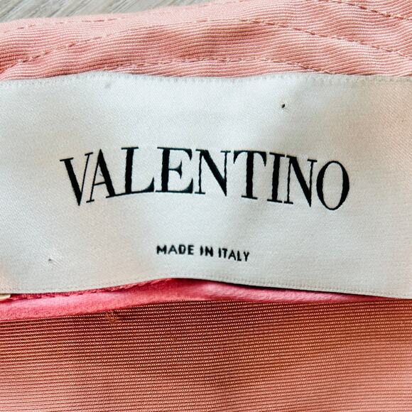 Valentino Garavani Blush Pink Ruffle Tie Evening Jacket XS - Picture 7 of 7